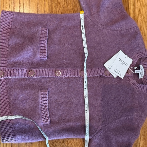 Paris Atelier & Other Stories Size XS Lavender Button-Up Cardigan Mohair - Picture 13 of 14